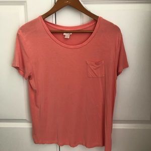 Peach Pocket Tee